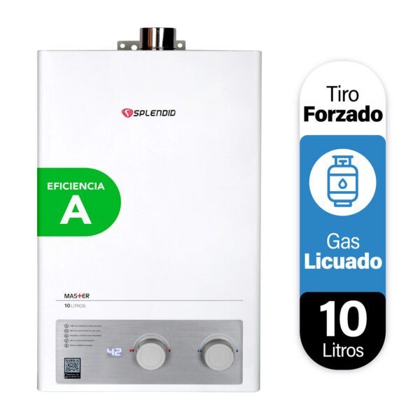 10 LITROS MASTER TIRO FORZADO GAS LICUADO (SIN KIT)