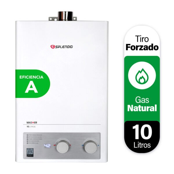 10 LITROS MASTER TIRO FORZADO GAS NATURAL (SIN KIT)